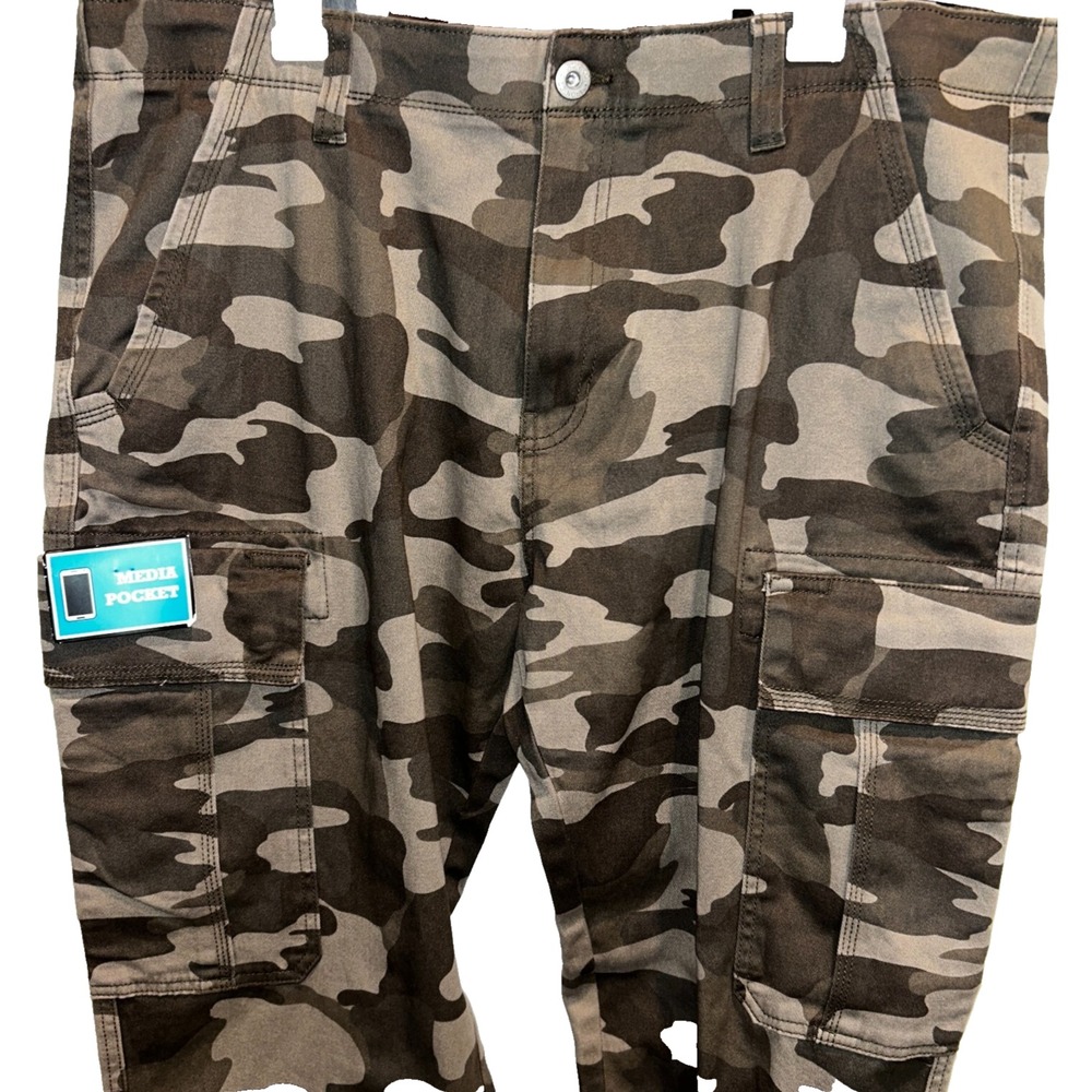 Iron Co. Men's Straight Fit Patriot Cargo Pant 40x32‎ Stretch Camouflage NWT NEW - Picture 4 of 7